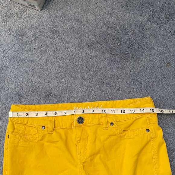 Maurices Sunny Yellow Pants - Picture 7 of 8